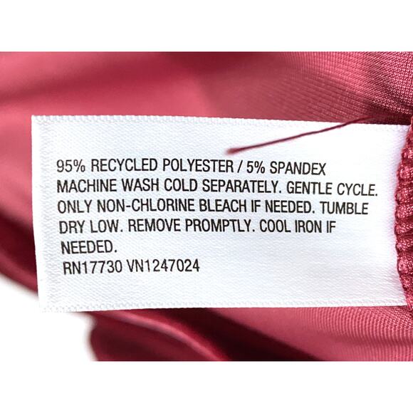 Ava & Viv Rosette Midi A-Line Red Dress 2XL Velvet Whimsigoth Emo Romantic NWT - Picture 8 of 8